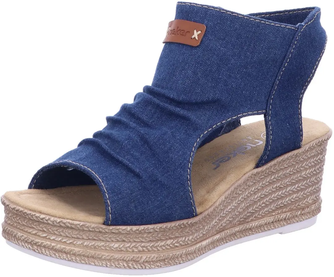 Rieker Dames Sandalen - Blauw - afbeelding 5 van 6