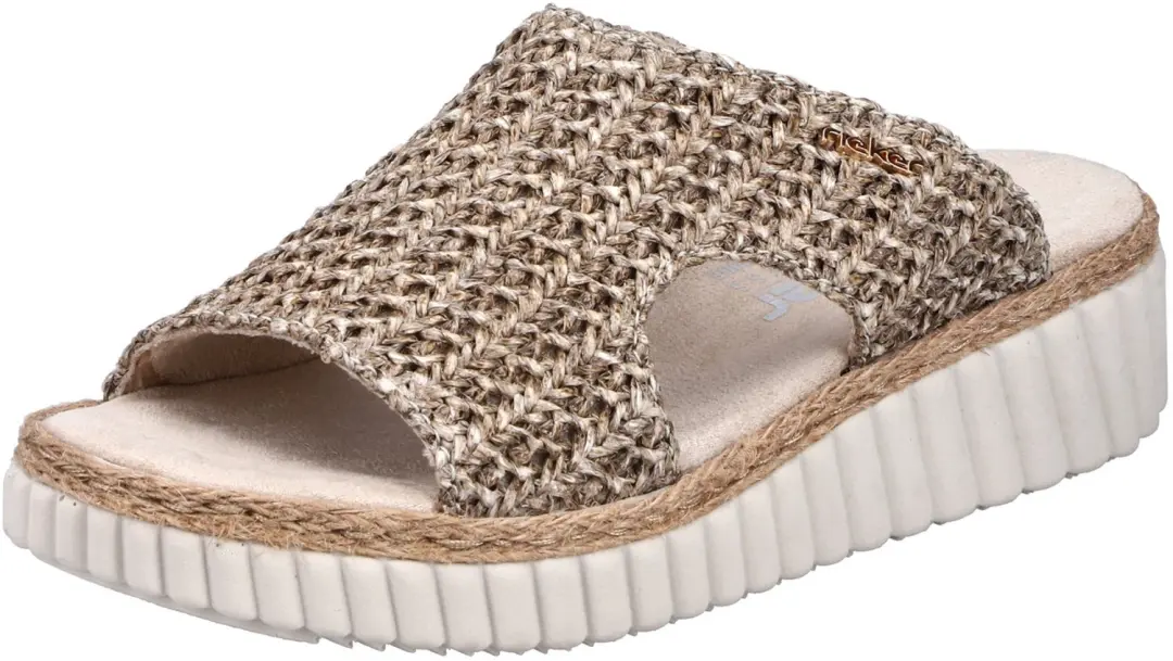 Rieker dames slippers crème maat 37