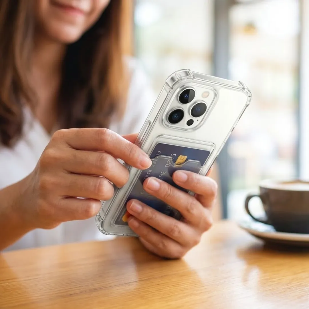 NUVEX iPhone 14 Pro Hoesjes Set - Grijs/Zwart
