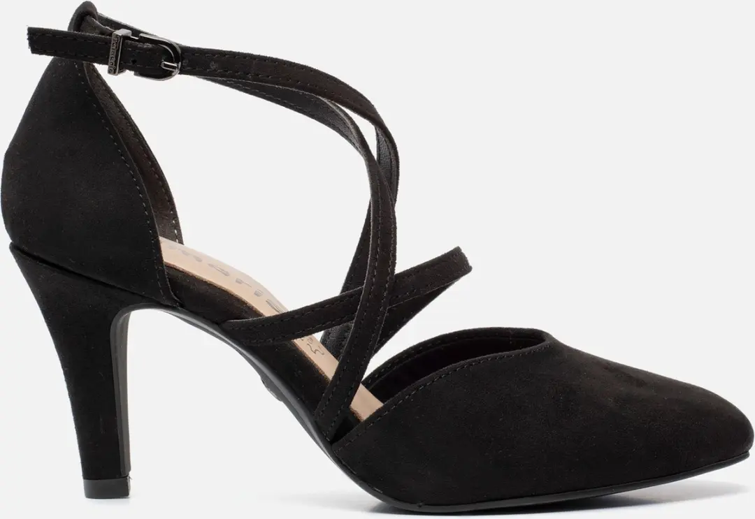Tamaris Pumps zwart Imitatiesuede
