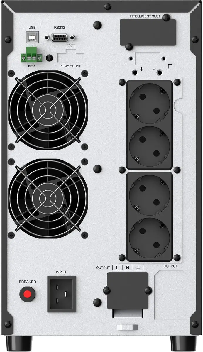 Conceptronic ZEUS Online UPS ZEUS52ES3K - 3000VA - 2700W - Zwart - afbeelding 2 van 3