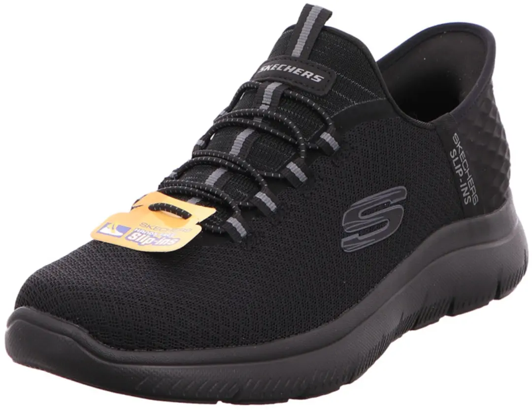 Skechers Slip-Ins Summits High Range Heren Sneakers - Zwart - afbeelding 2 van 6