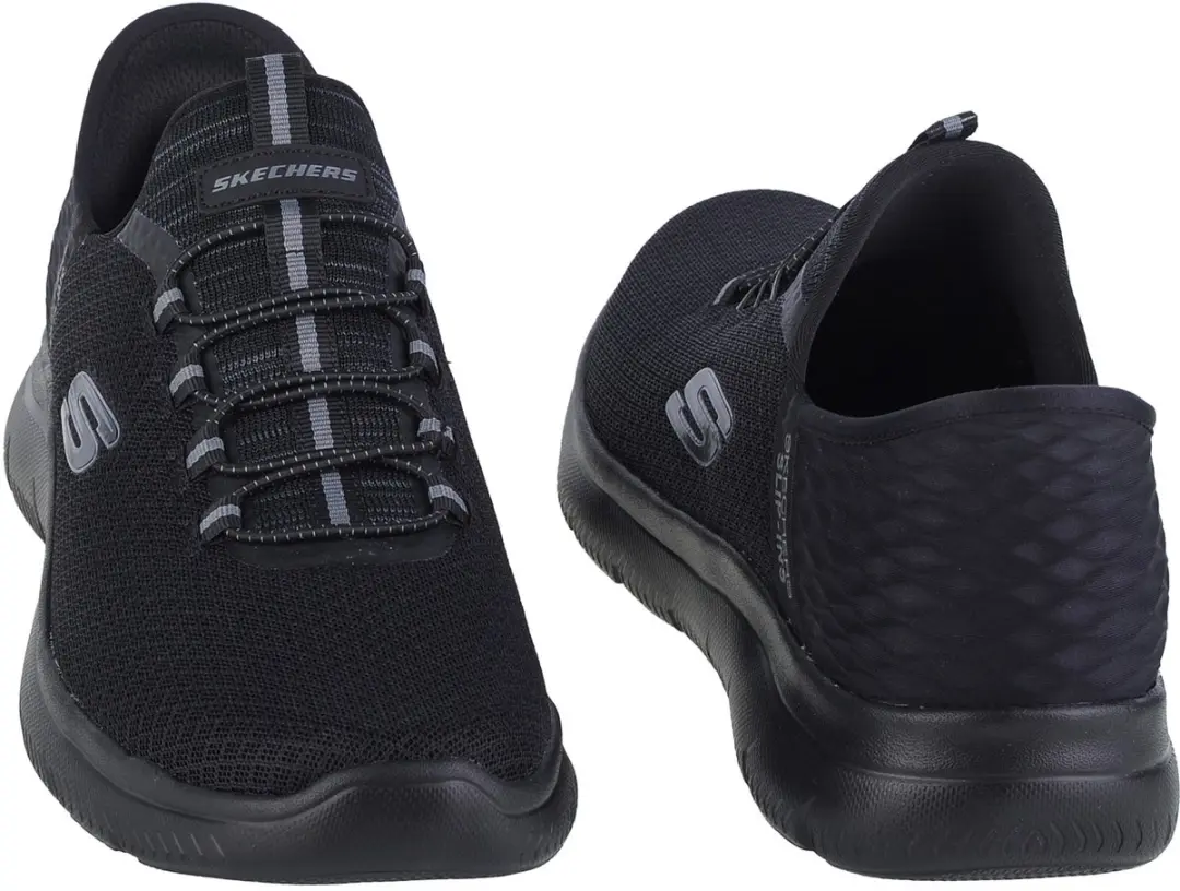 Skechers Slip-Ins Summits High Range Heren Sneakers - Zwart - afbeelding 6 van 6