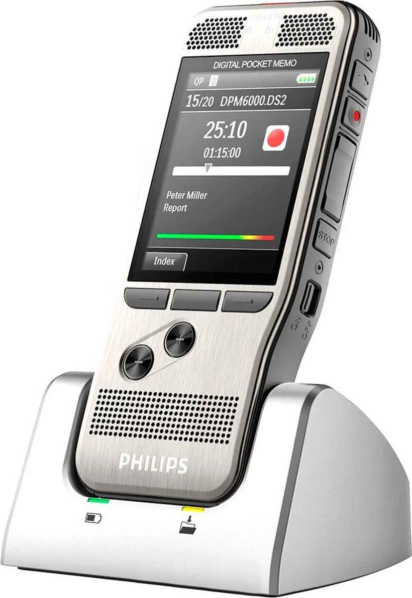 Philips DPM6000 PocketMemo Dicteerapparaat - Zilver