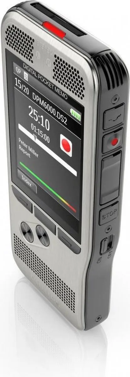 Philips DPM6000 PocketMemo Dicteerapparaat - Zilver