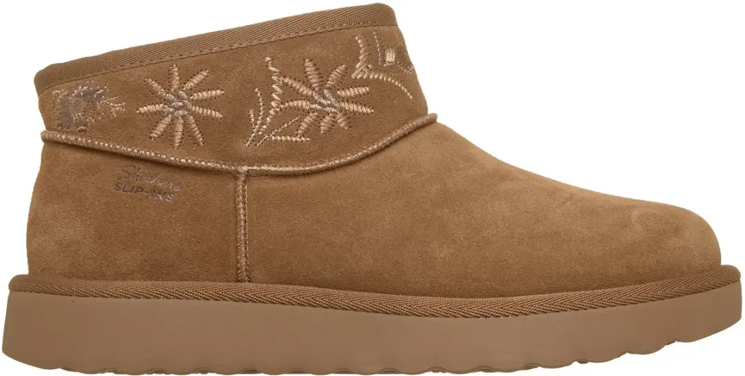 Skechers COZY CHATEAU - COZY MINI BLOS Dames Instappers - Chestnut