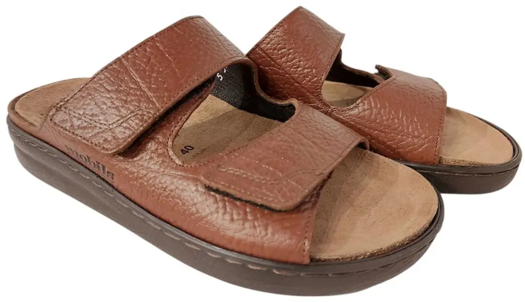 Mephisto Mobils Ergonomic Slipper James Desert Cognac
