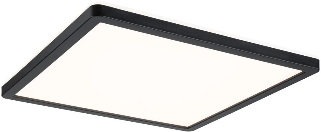 Paulmann Atria Shine LED-paneel 16W 1600lm 3000K - Zwart