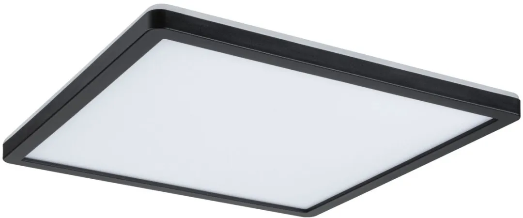 Paulmann Atria Shine LED-paneel 16W 1600lm 3000K - Zwart
