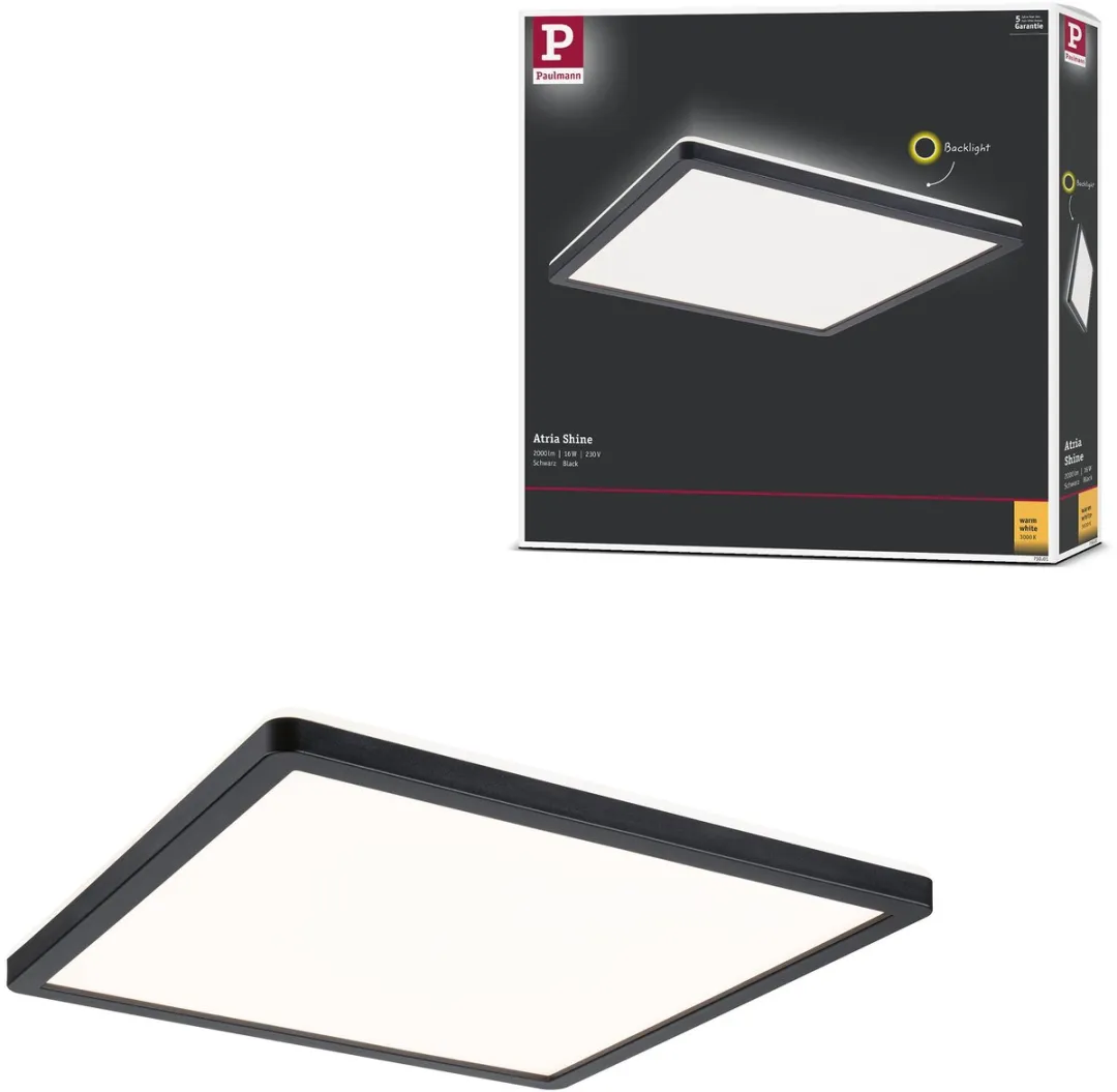 Paulmann Atria Shine LED-paneel 16W 1600lm 3000K