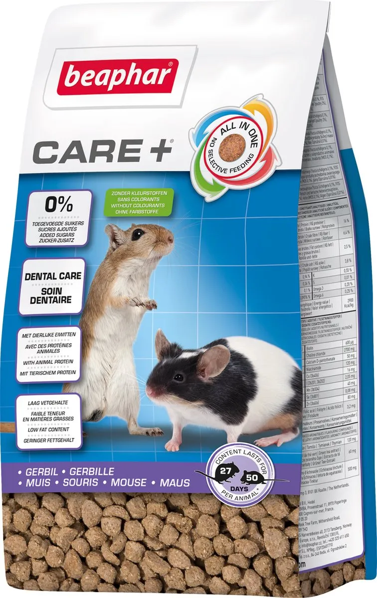 Beaphar Care+ Gerbilvoer 700g