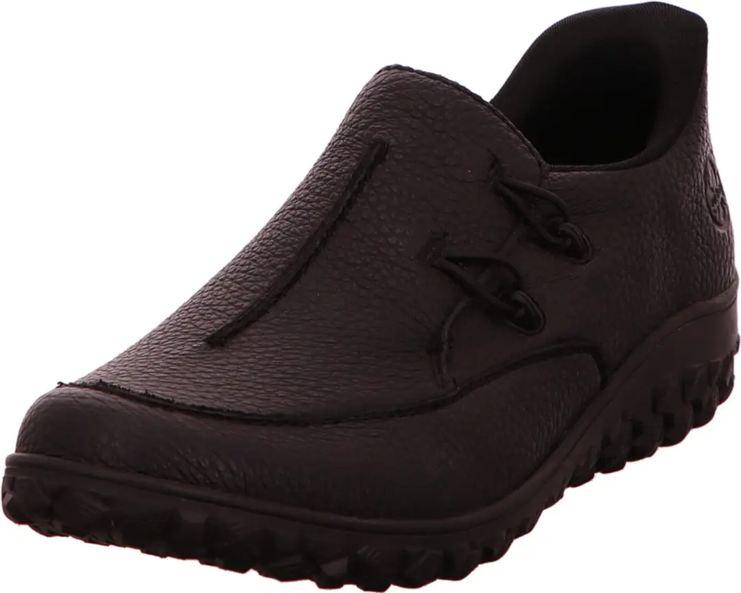 Rieker unisex instappers zwart maat 38