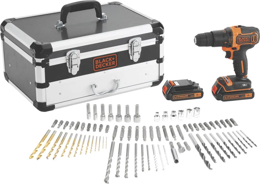 BLACK+DECKER BDC718AS2F-QW Schroef-klopboormachine