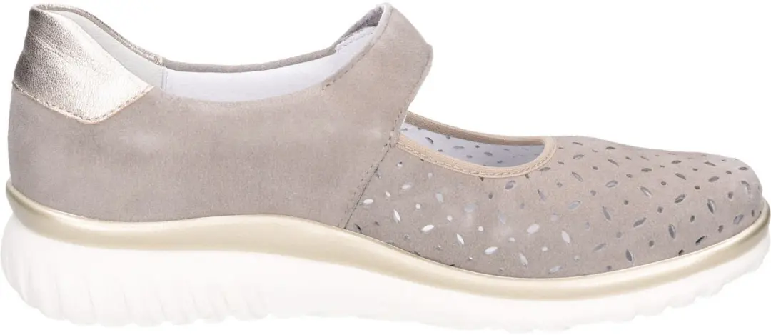 Semler dames ballerina's grijs maat 40.5