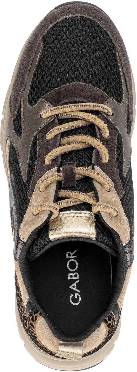 Gabor Dames Sneakers - Zwart - afbeelding 3 van 6