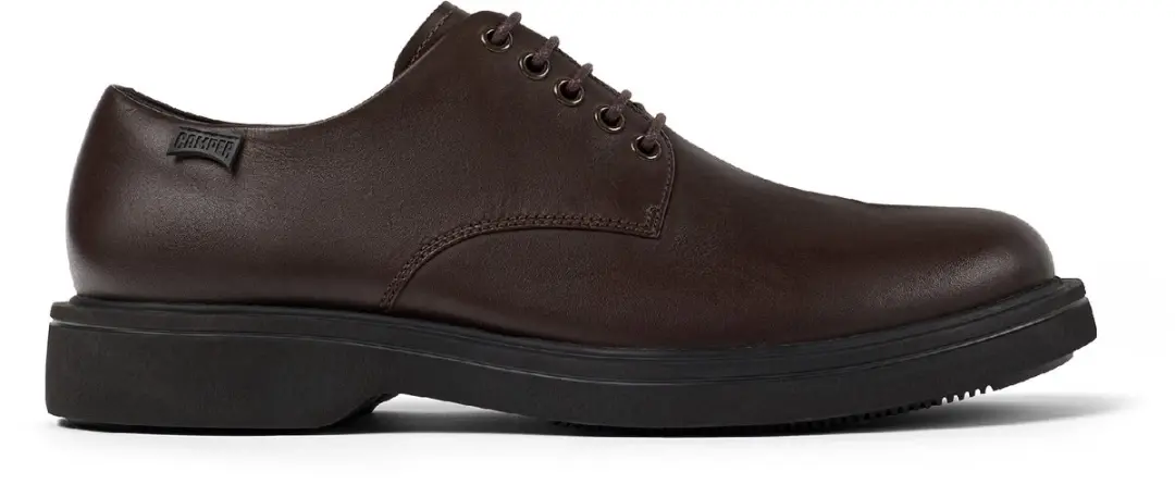 Camper Norman bruine leren schoenen