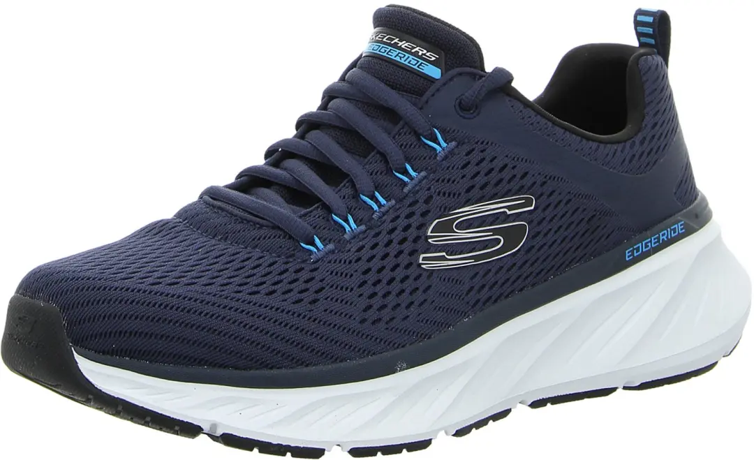 Skechers heren instappers blauw maat 44