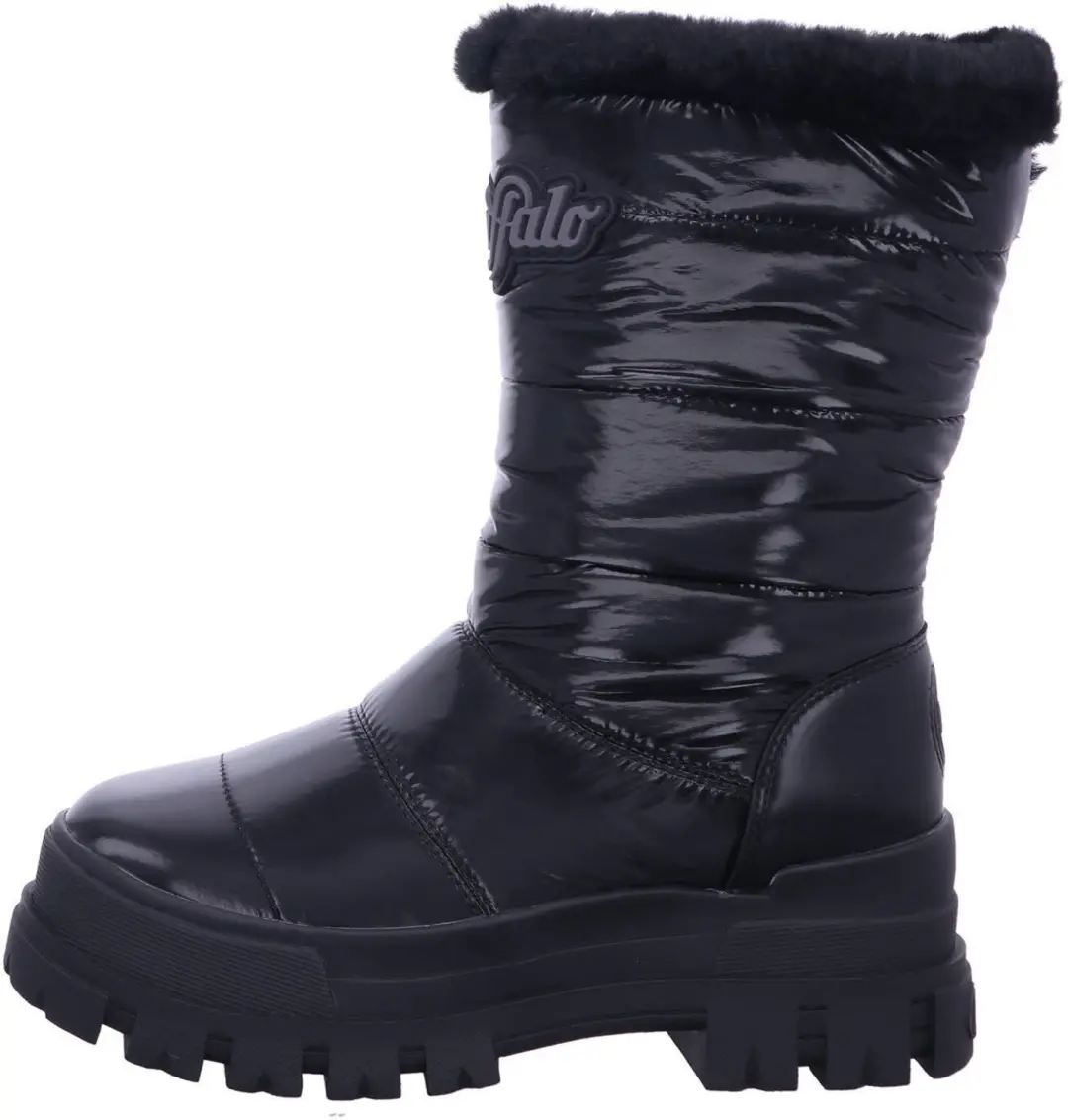 Buffalo Aspha Com 1 Warm Dameslaarzen - Zwart - Maat 40 - afbeelding 3 van 6