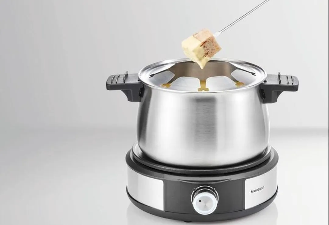 Silvercrest Elektrische Fondue 1500W 3L - Chroom