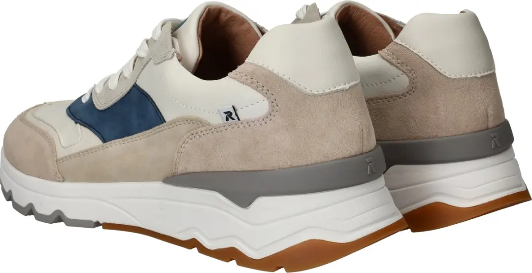 Rieker Sneakers Beige Suede - Maat 44 - afbeelding 4 van 6