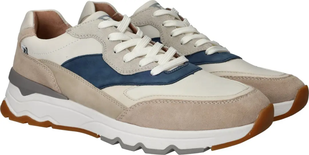 Rieker Sneakers Beige Suede - Maat 44 - afbeelding 2 van 6