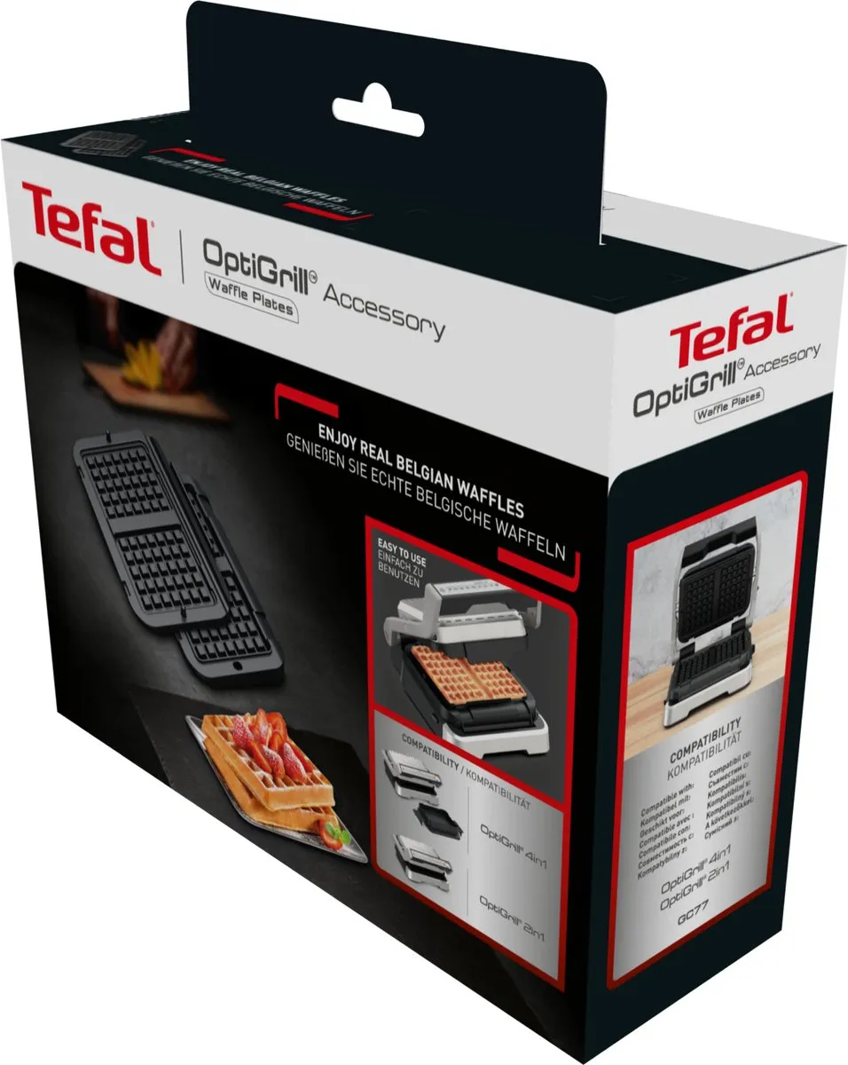 Tefal XA7308 Wafelplaten - 2 Stuks - Zwart - afbeelding 6 van 6