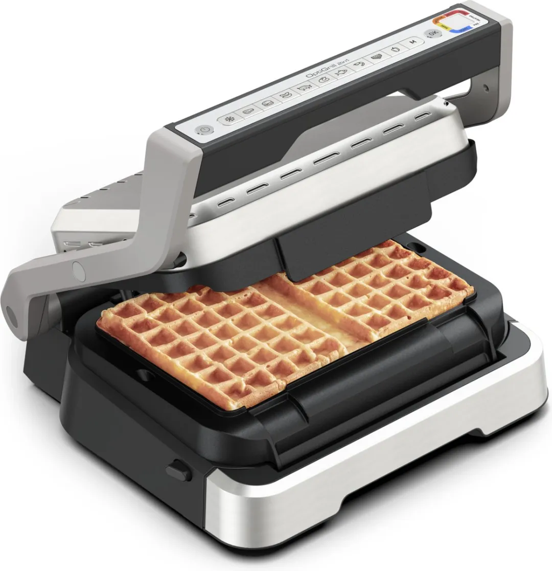 Tefal XA7308 Wafelplaten - 2 Stuks - Zwart