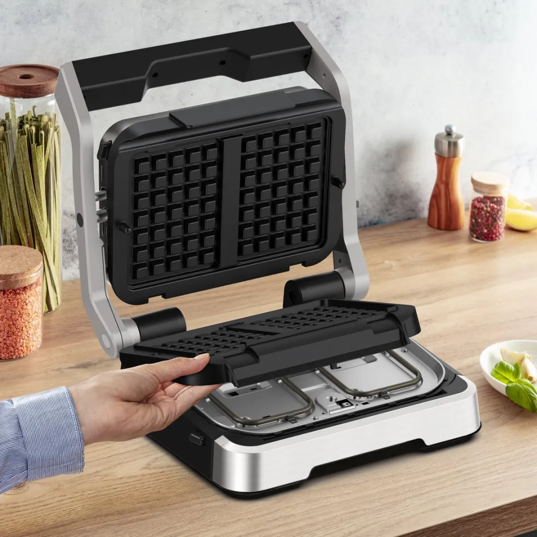 Tefal XA7308 Wafelplaten - 2 Stuks - Zwart