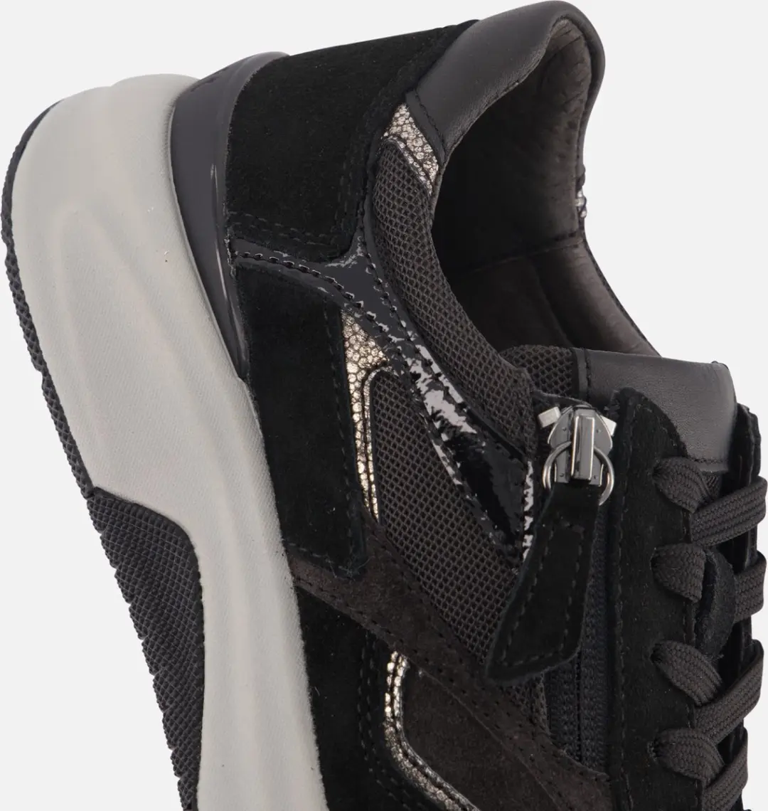 Gabor Rollingsoft Sneakers Zwart Suede - Maat 37.5 - afbeelding 6 van 6
