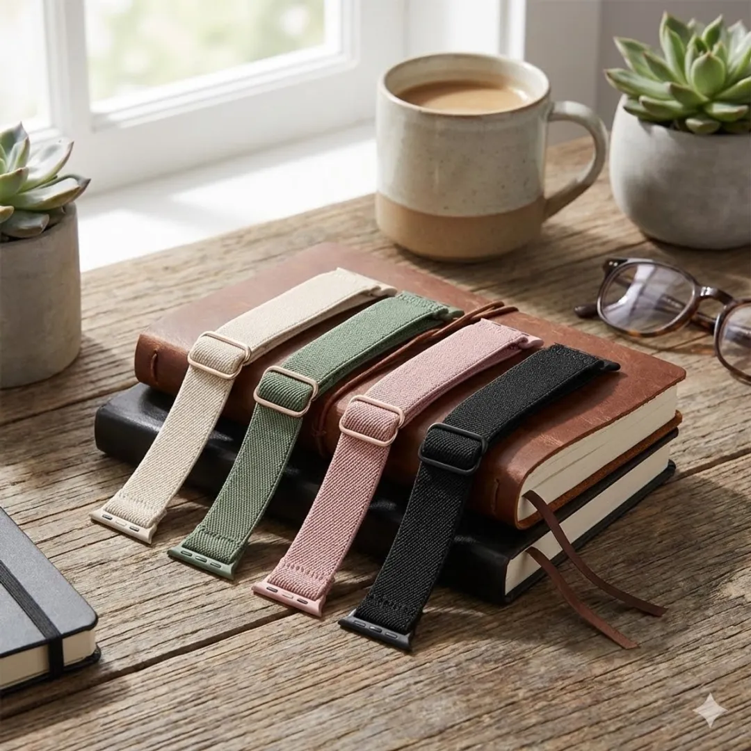NUVEX Woven Smartwatchband Set - 4 Stuks - Apple Watch 38-42mm