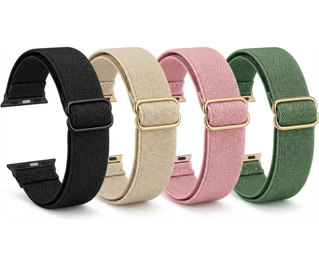 NUVEX Woven Smartwatchband Set - 4 Stuks - Apple Watch 38-42mm