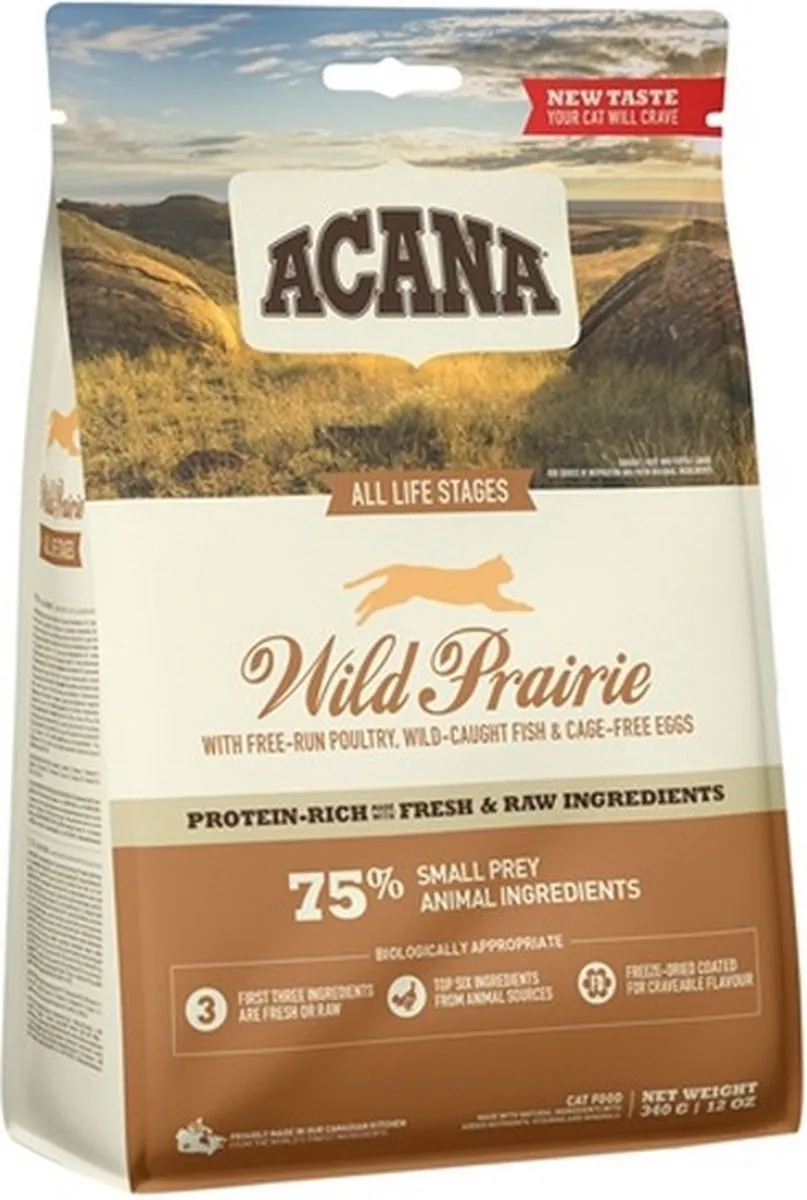 Acana Wild Prairie Kattenvoer 340g - 2 Stuks