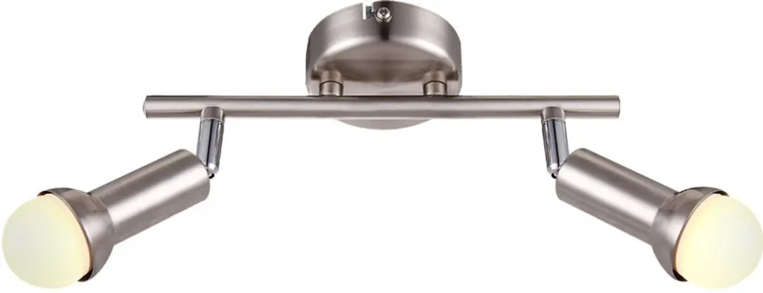 Plafondlamp Spotlight zwenkbaar Spotlight 2 vlammen Ganglamp Spotlight, metaal,