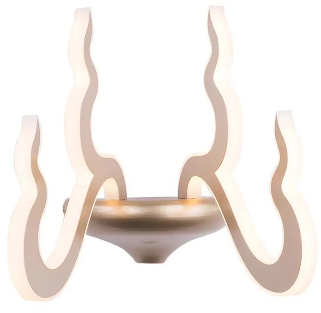 Wandlamp modern design wandlamp wit, vlamdesign, 1x LED 20W 1370Lm warm wit, H 2