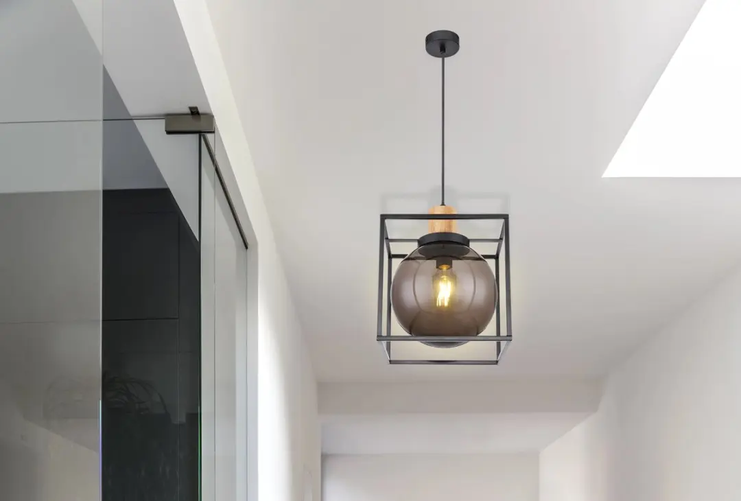 Globo Hilko 33815H Hanglamp - E27 - Zwart - afbeelding 5 van 6