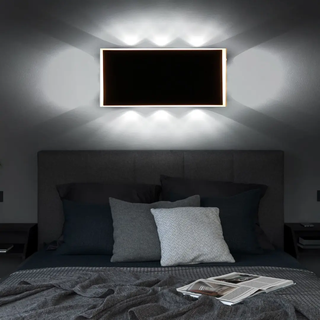 Globo Saidy LED Wandlamp - 12W - Zwart - afbeelding 4 van 6