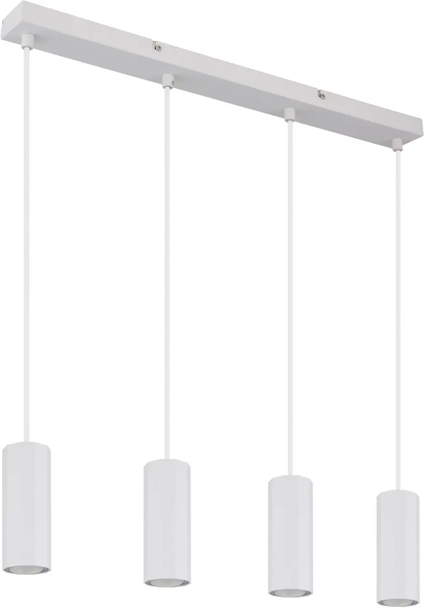 Globo James Hanglamp 57918-4HW - 4 Lichtpunten GU10 - Wit - afbeelding 2 van 6