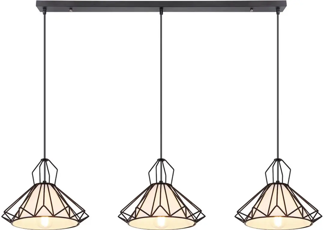Hanglamp woonkamerlamp hanglamp eetkamerlamp keukenlamp ganglamp, 3 vlammen, met
