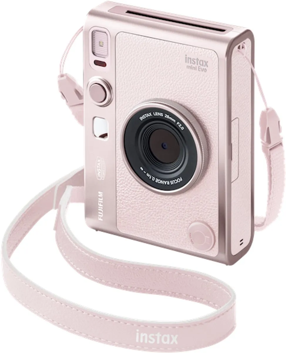 FUJIFILM instax mini Evo™ - Instant Camera - Gentle Rose