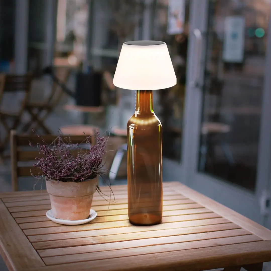 Globo 36000 LED Solarlamp Tafellamp - 3000K Warm Wit - afbeelding 4 van 6