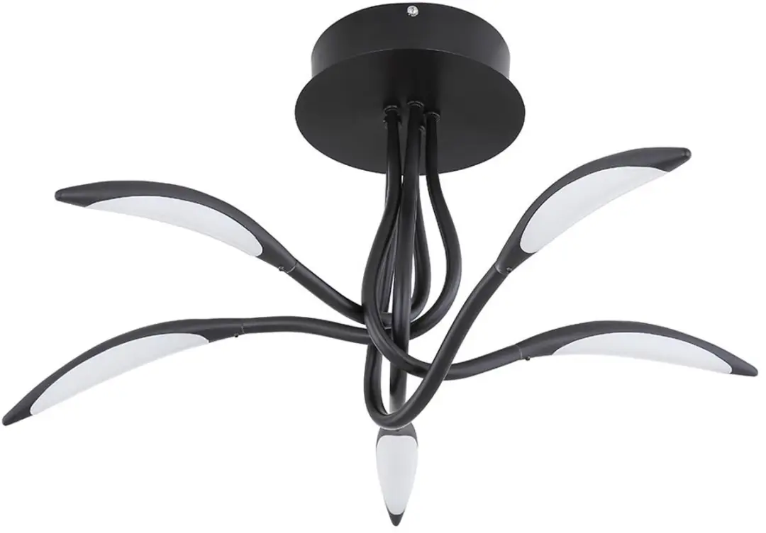 Plafondlamp modern zwart slaapkamerlamp plafond grote lampen woonkamer plafond,