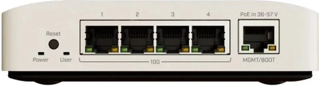 MikroTik CRS304-4XG-IN Netwerk Switch 10G PoE - Wit