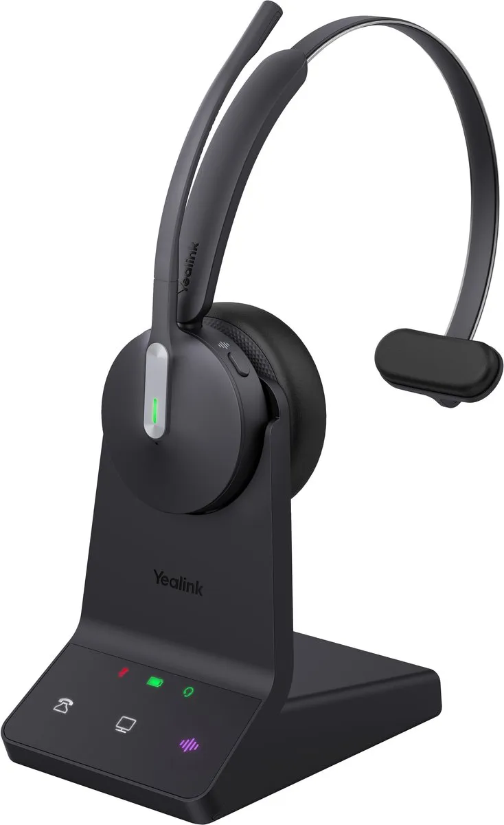 Yealink WH64 Mono UC Headset 1208672 - Zwart