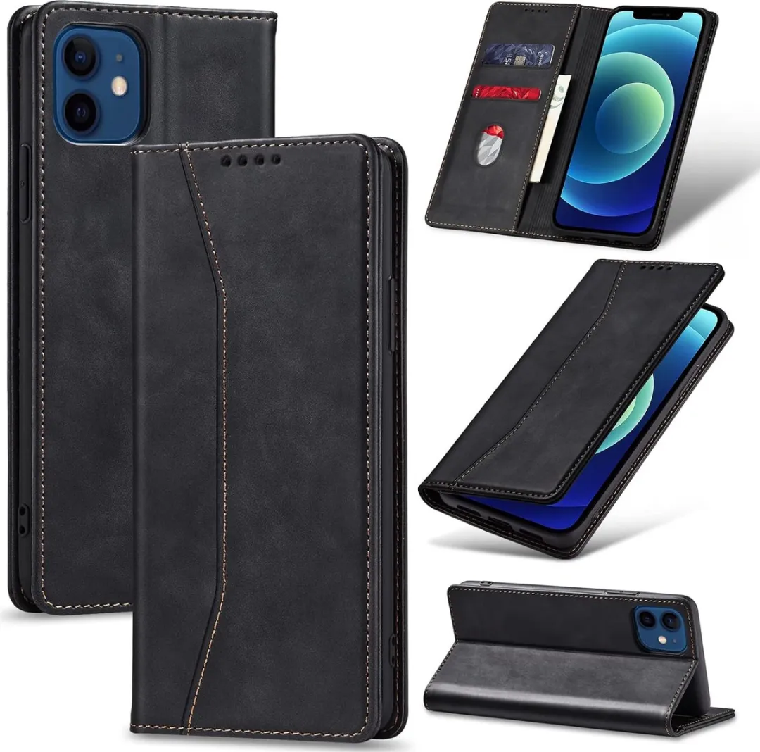 NUVEX iPhone 12 Hoesje met Pasjeshouder