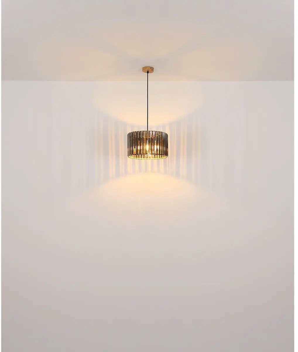 Globo Run Hanglamp 30220446 - 4-lichts Hout - afbeelding 4 van 6