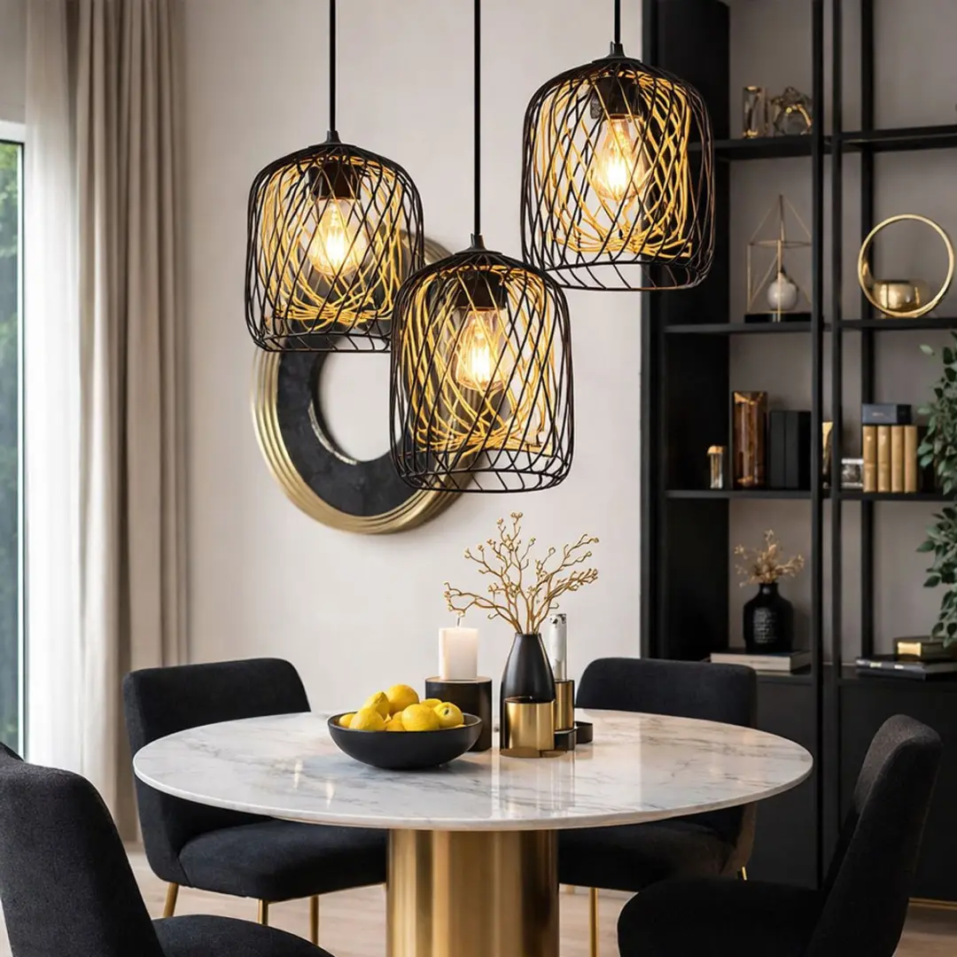 Globo Dichti Hanglamp 15965-3HRS - E27 - 3 lichtpunten - afbeelding 6 van 6