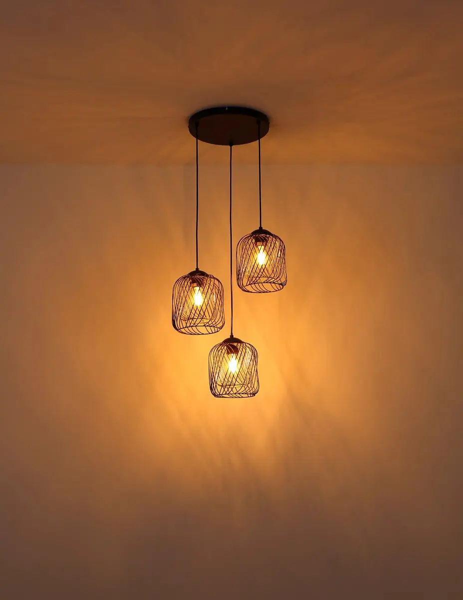 Globo Dichti Hanglamp 15965-3HRS - E27 - 3 lichtpunten - afbeelding 2 van 6