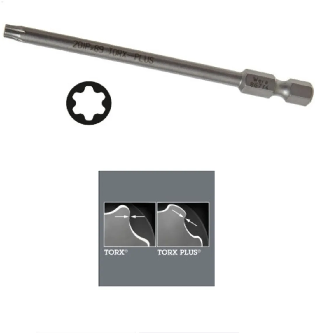 Wera 05134676001 Torx Plus Bit T30 - 1/4" 30ip x 89mm