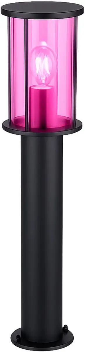 Slimme LED vloerlamp dimbaar buiten pad licht zwart tuinlamp modern, voetstuk li
