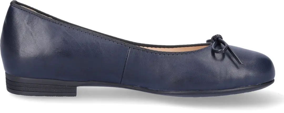 Ara dames ballerina donkerblauw 8,5